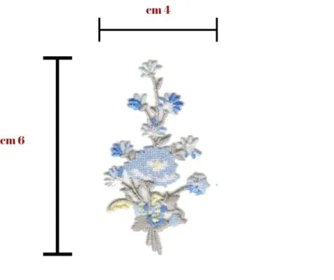 Applicazione termoadesiva tessuto articolo 6578 pezzi 6