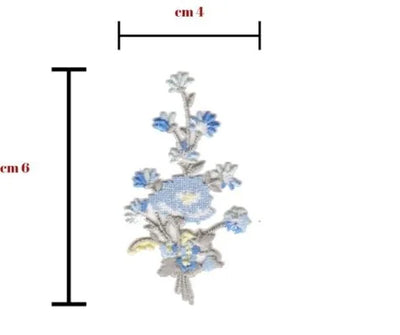 Applicazione termoadesiva tessuto articolo 6578 pezzi 6
