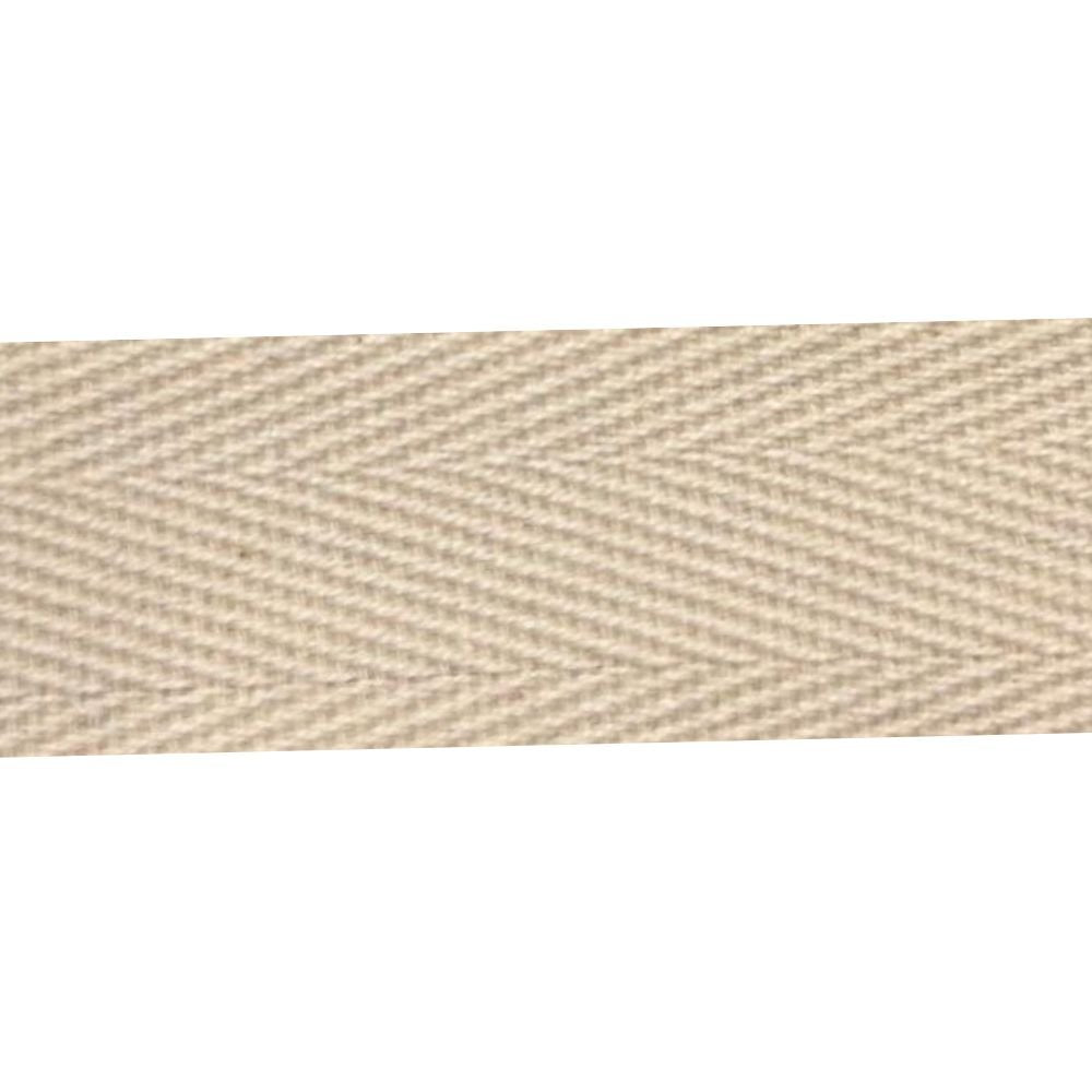 Fettuccia spigata cotone 100% h mm 24 articolo 530/24 metri 20