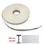 Fettuccia spigata cotone 100% h mm 10 articolo 530/10 metri 20