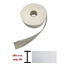 Fettuccia spigata cotone 100% h mm 30 articolo 530/30 metri 20