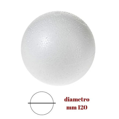 Polystyrene sphere ø mm 120 item 816/120 pieces 10