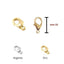 Lobster clasp hook for 23mm necklaces, item FF022
 24 pieces