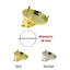 Clip earrings ø mm 18 item FF132 6 pairs