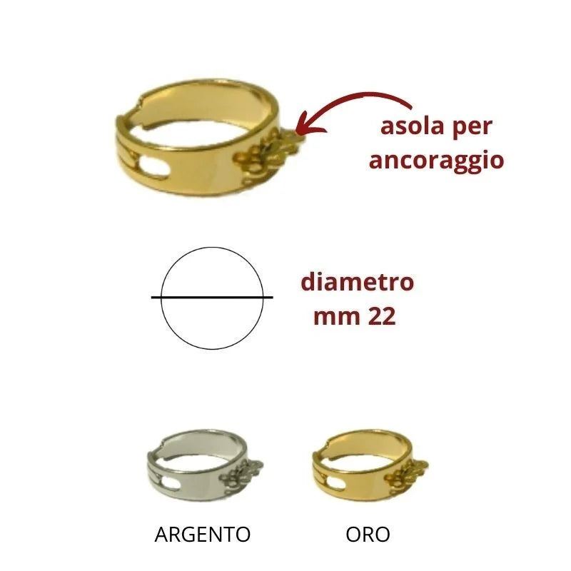 Anello ø mm 22 articolo FF140 pezzi 12