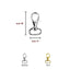 Carabiner length 39 mm item FF144 12 pieces
