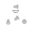 Earring rubber item FF319 200 pieces