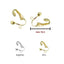 Orecchino clips articolo FF361 pezzi 12