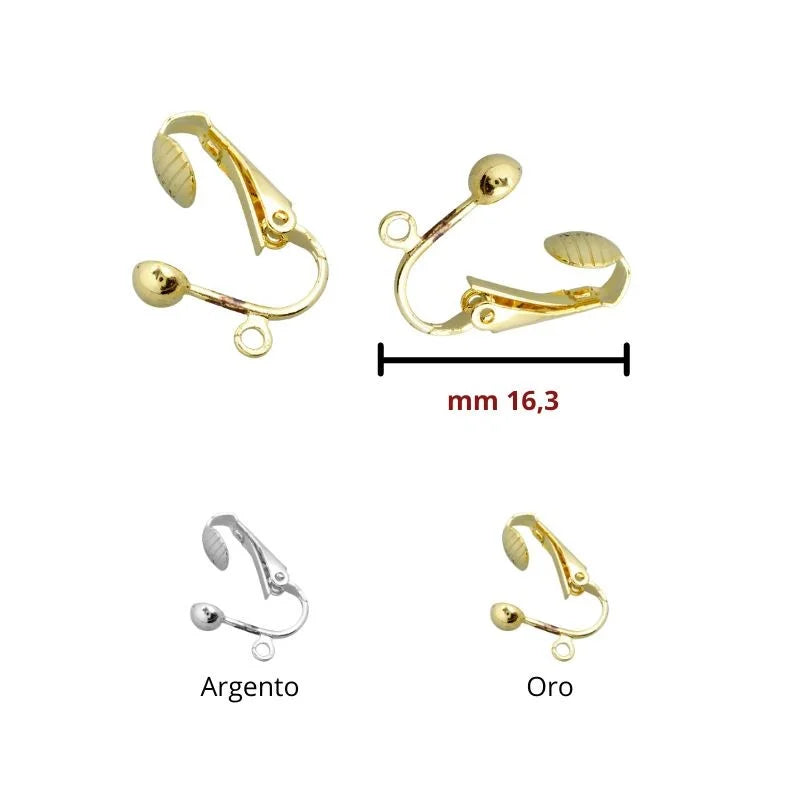 Orecchino clips articolo FF361 pezzi 12