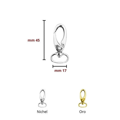 Carabiner length 45 mm item FF355
 pieces 3