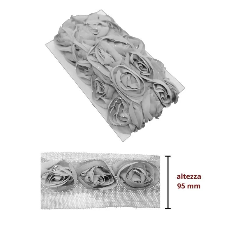 Laminated rose trimmings h 95 mm item 146 meters 6.5