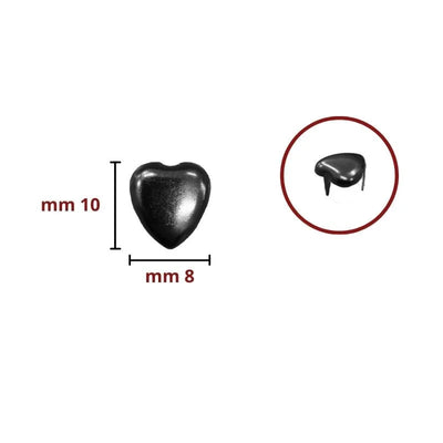 Borchia forma cuore articolo BC10
pezzi 100