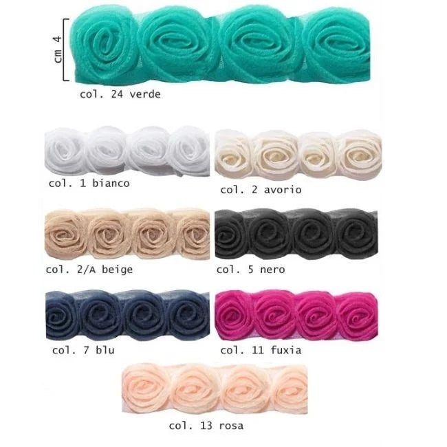 Organza fashion trimmings h 4 cm item 452 meters 6.75