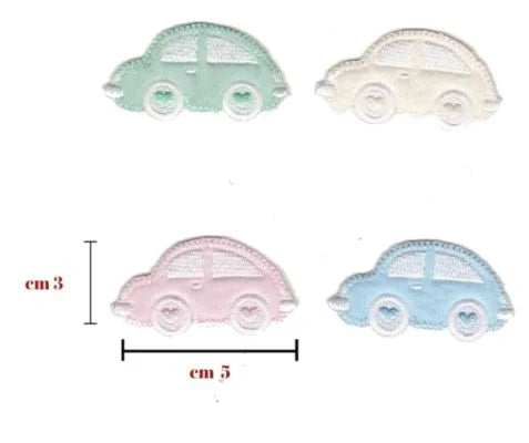 Iron-on application for fabric item 339/B, 8 pieces