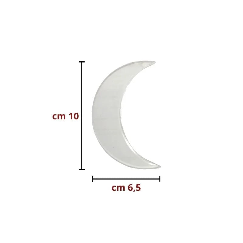 Transparent plastic moon shape item 2013