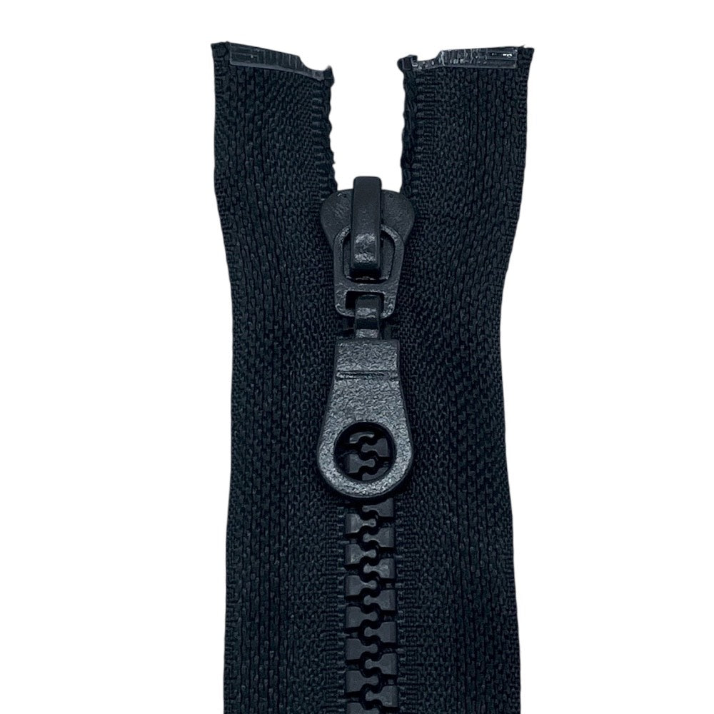 Combi zipper (2 sliders) 70 cm carriage 6 mm divisible plastic chain item 1184/9/70