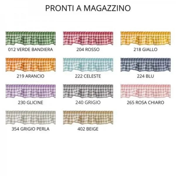 Elastic pleated trimmings h mm 19 item 1824 meters 25