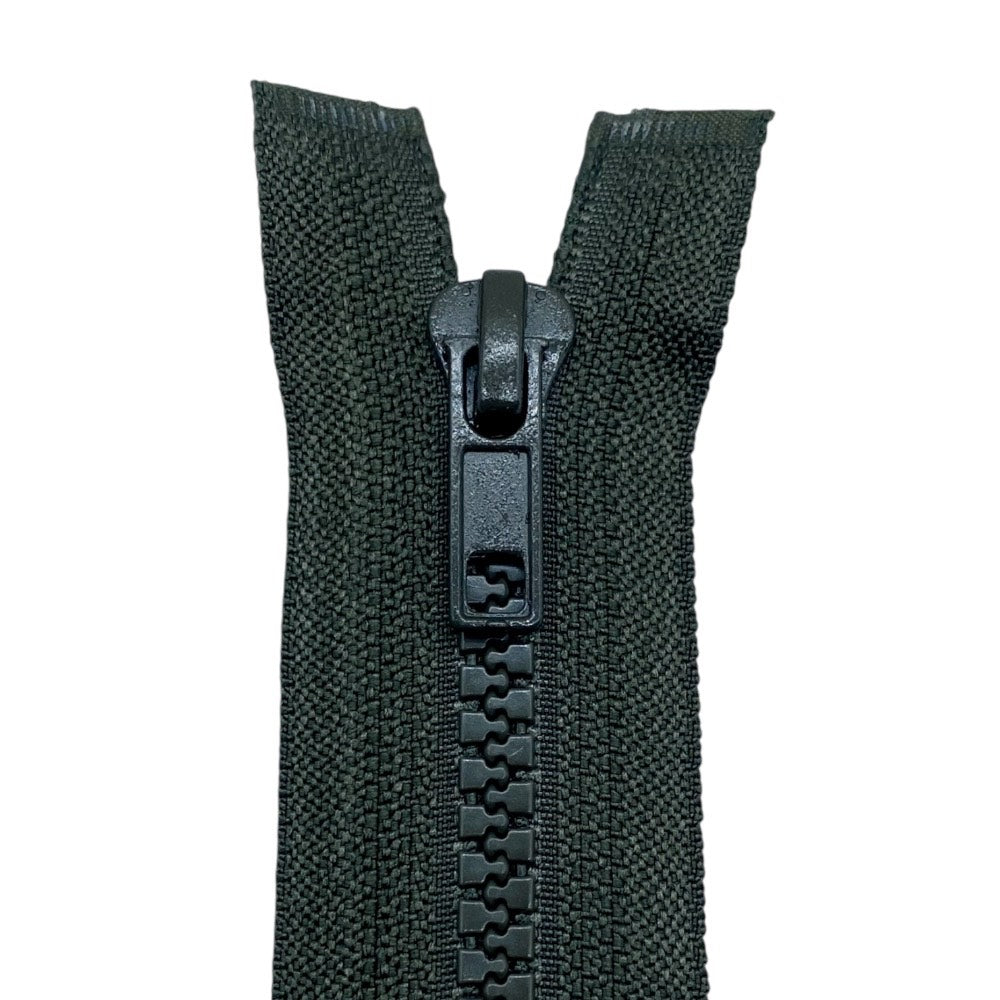 80cm carriage zipper with 6mm plastic chain, opening item 1184/6/80