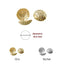 Metal cup shell ø 10.5 mm item FF014 100 pieces