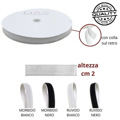 Adhesive Velcro h cm 2 article V32 A Mas meters 25