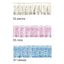 Pleated lace and satin trimmings h 2.5 cm item PS00169 9.14 metres