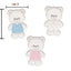Iron-on fabric application item 061 6 pieces