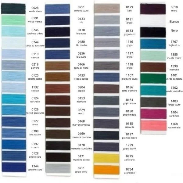 Filo cucirino stemma 200 Yrd 100% cotone articolo 41