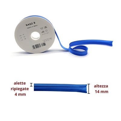 Sbieco in raso h mm 14/4/4 Topp
metri 20