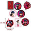 Lady Bug screen-printed iron-on application item 6836 8 pieces
