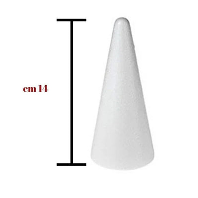 Styrofoam cone h mm 140 pieces 6