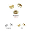 Earring backs 6mm item FF270 100 pieces