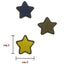 Iron-on application for fabric item 516/B, 3 pieces