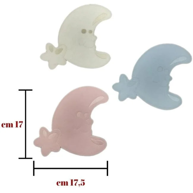 Iron-on application for fabric item 775/B, 3 pieces