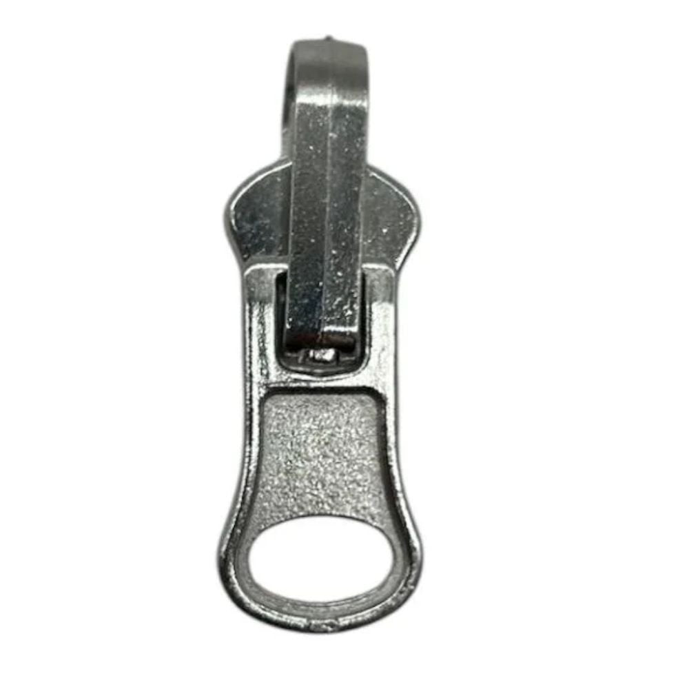 Reversible zip slider (double face) 5 mm metal chain