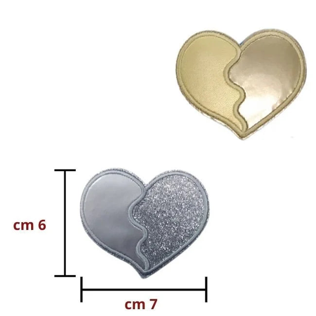 Iron-on fabric application item 5315 4 pieces