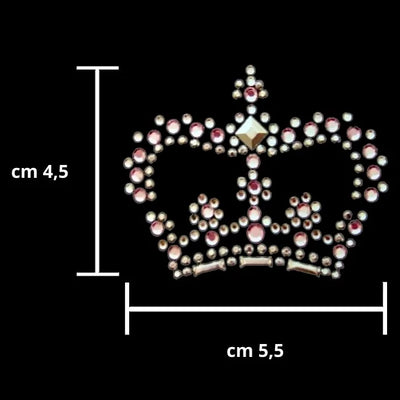 Iron-on application of rhinestones, item SM384