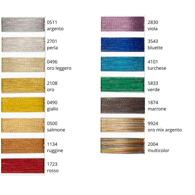 Mettler spools 100 mt laminated metallic machine embroidery item 7633 pieces 5