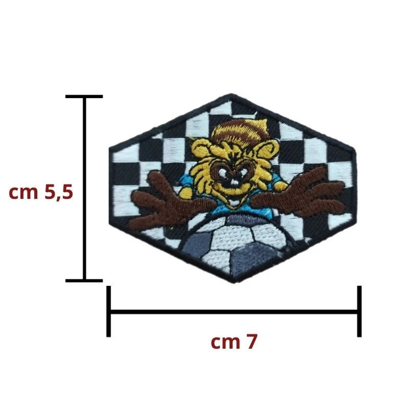 Iron-on fabric application item APP00126 6 pieces