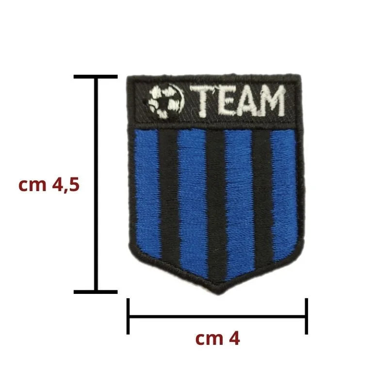 Iron-on fabric application item APU00231 6 pieces