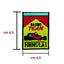 Iron-on fabric application item AP03739 6 pieces