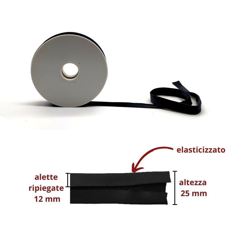 Sbieco raso stretch h mm 25/12/12
metri 20