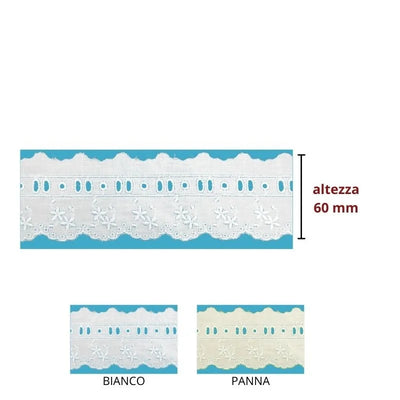Pizzo san gallo con passanastro articolo 3897 metri 13,80