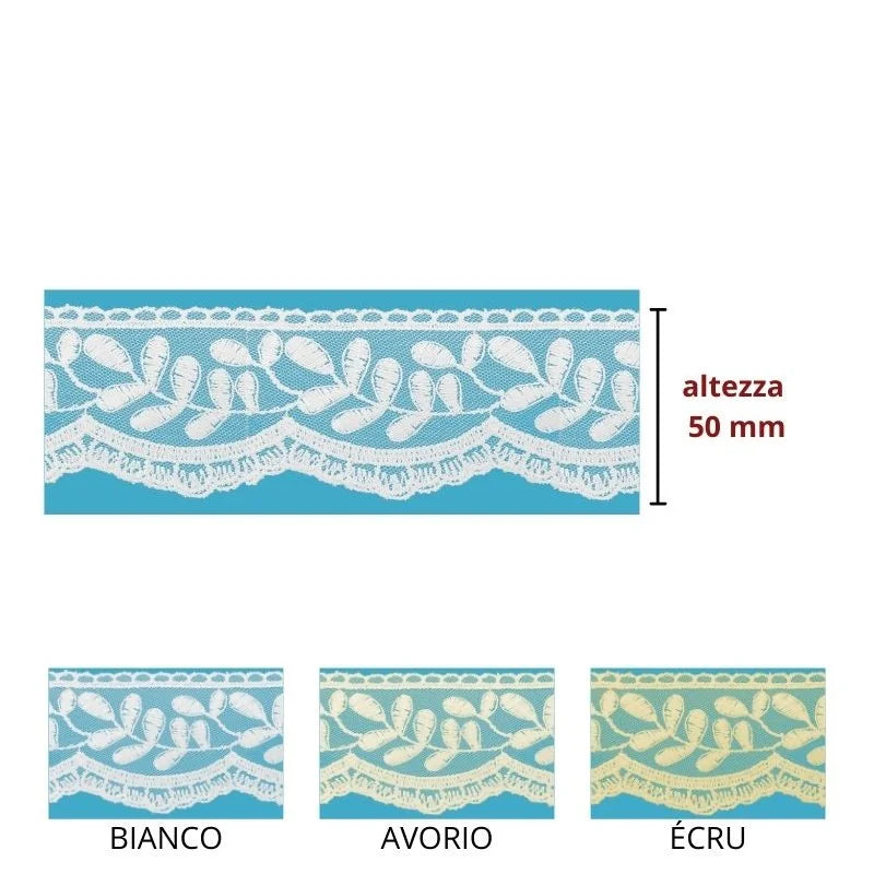 100% polyester tulle lace h 5 cm item 60114 10 meters