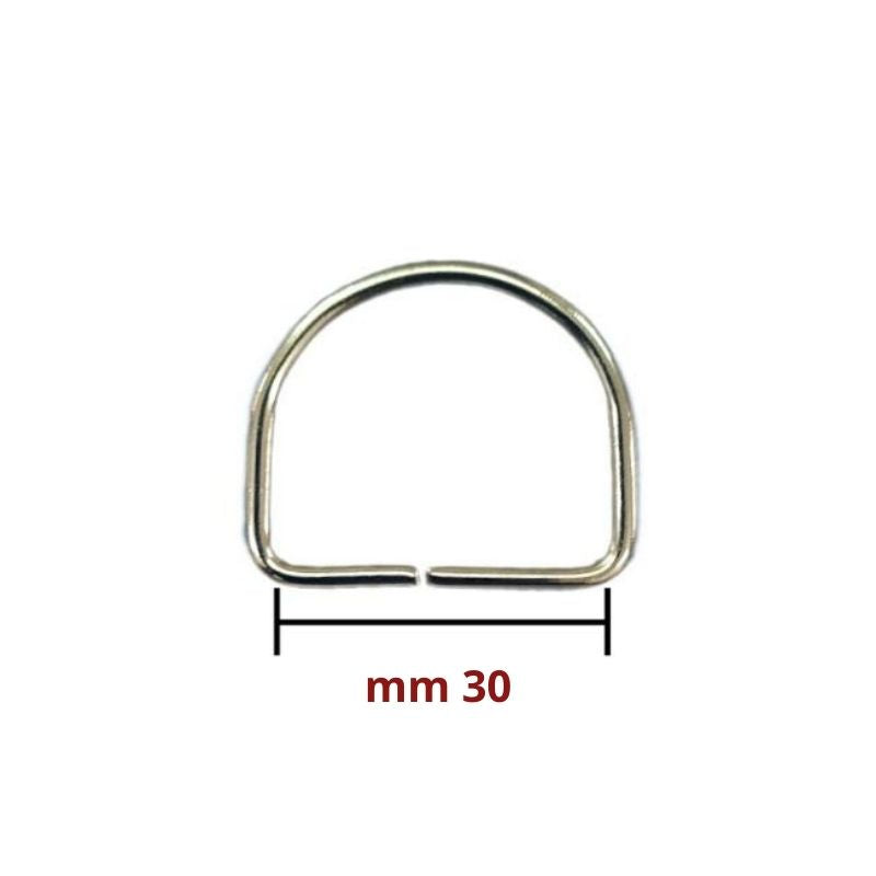 Half moon rings h mm 30 item
 10 pieces