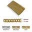 Laminated agremano trimmings h mm 17 item 5211 20 meters