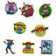 Pippi Longstocking Iron-On Fabric Applique Item HK43505
 8 pieces