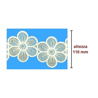 Rebrodè tulle lace item F38 10 meters