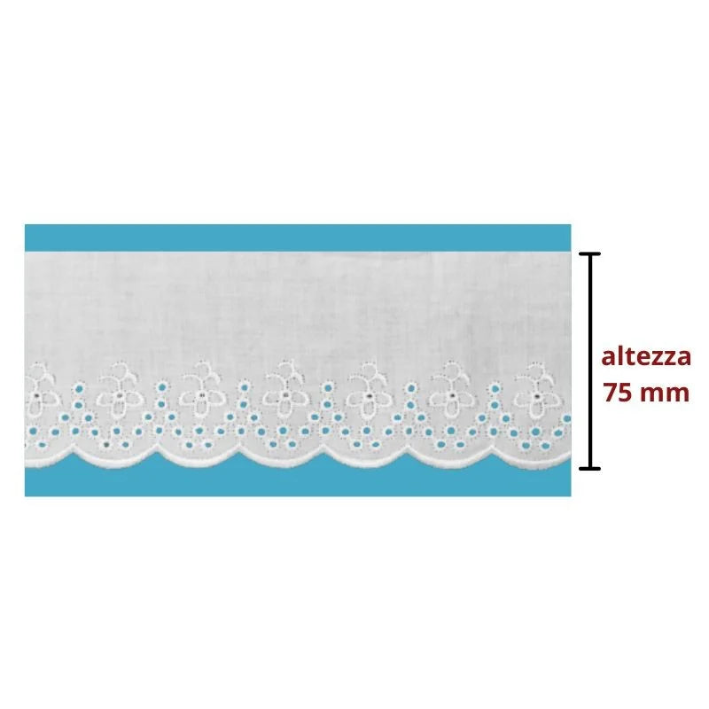 San Gallo lace h 7.5 cm article 4109 meters 13.80