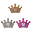 Glitter iron-on application for fabric item 712B
 pieces 3
