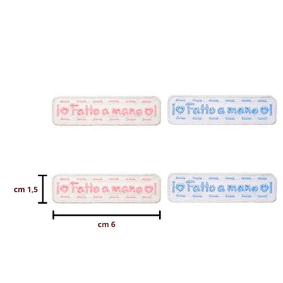 Iron-on application for fabric item 836B, 4 pieces